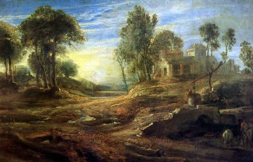 landscape Painting - landscape with a watering place Peter Paul Rubens.jpeg